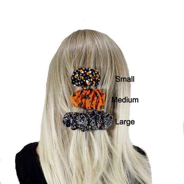 Halloween barrette - scrunchie for women or girls