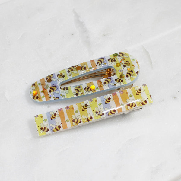 Queen Bee Hair Clips