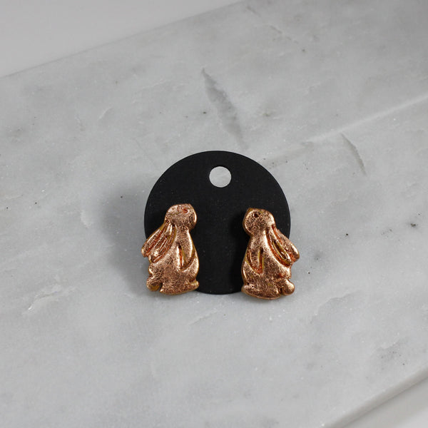 Adorable bunny stud earrings