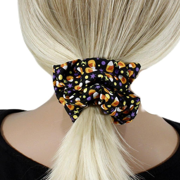 Boo! Halloween print cute scrunchies