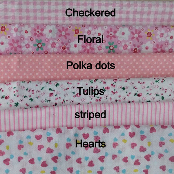 Playful pattern scrunchies with rabbit ears