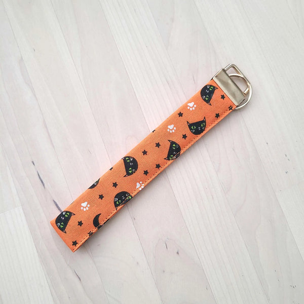 Halloween Wristlet Keychain – Fabric Key Fob