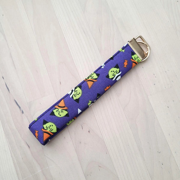 Halloween Wristlet Keychain – Fabric Key Fob