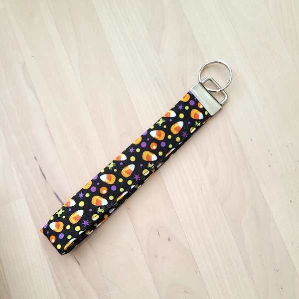 Halloween Wristlet Keychain – Fabric Key Fob