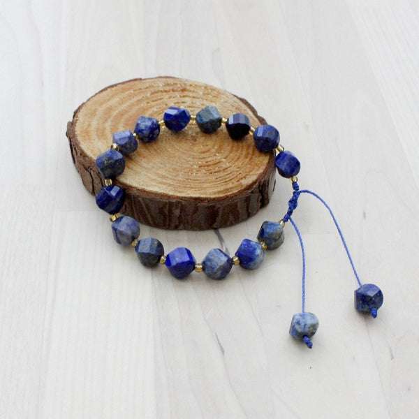 Natural Lapis lazuli bracelet for women