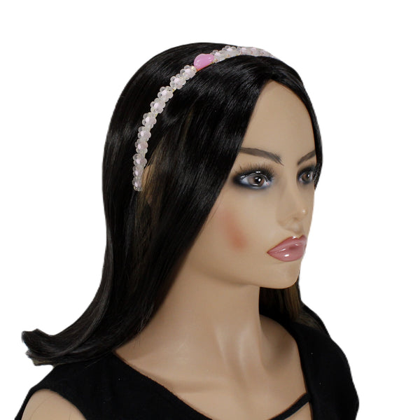 Pastel flower with heart headbands for women or girls