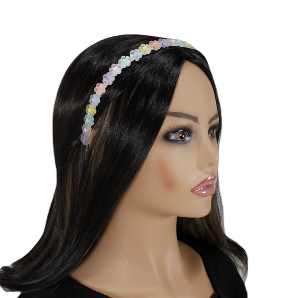 Pastel flowers headbands for women or girls