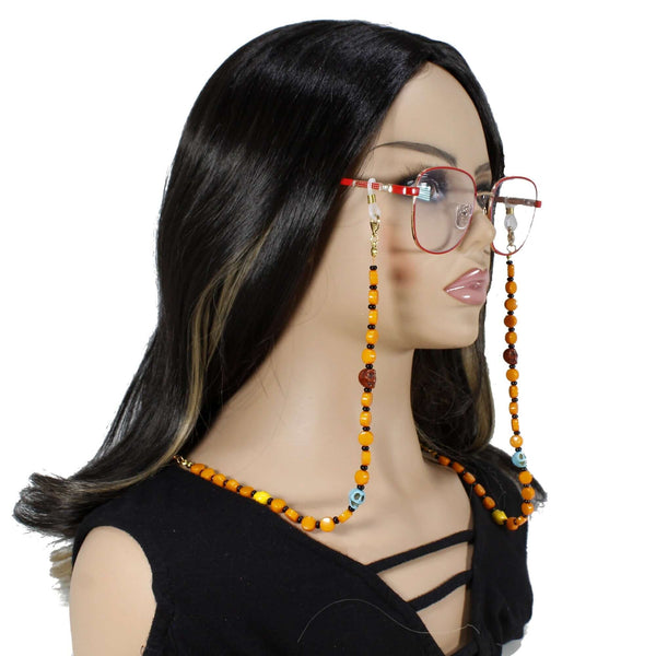 Halloween Beaded Eyeglass Chain