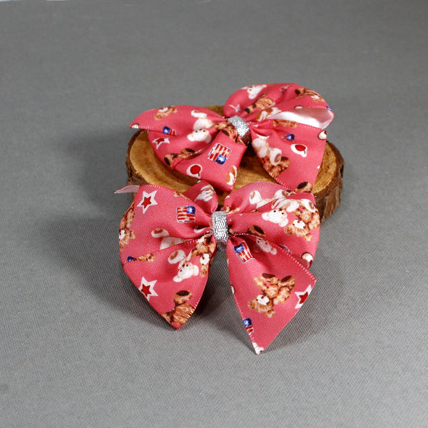 Set of two cute hair bows for girls