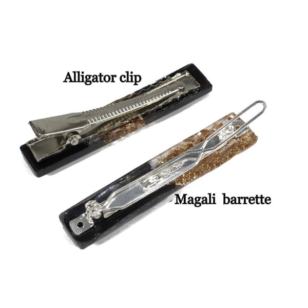 White or black lace hair clip