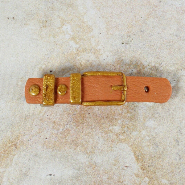 Belt imitation hair barrette