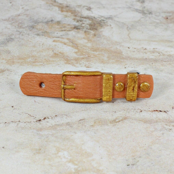 Hair barrette look like a belt