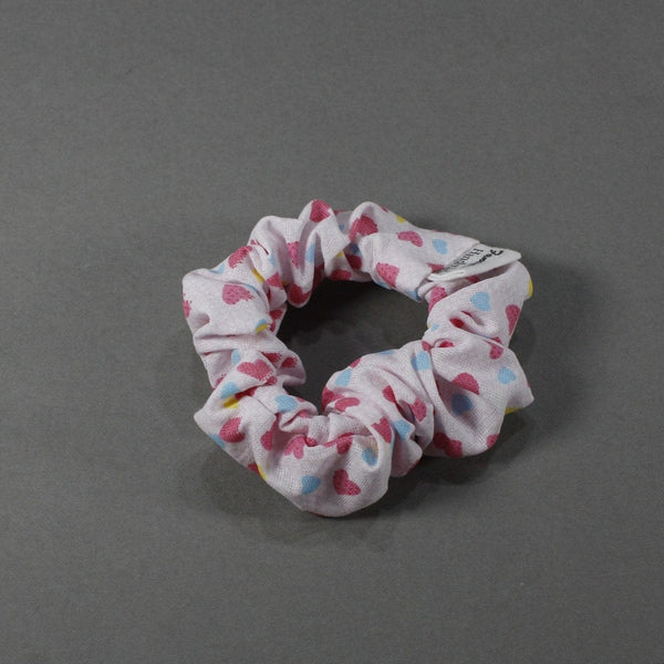hair tie for girls with little hearts pattern