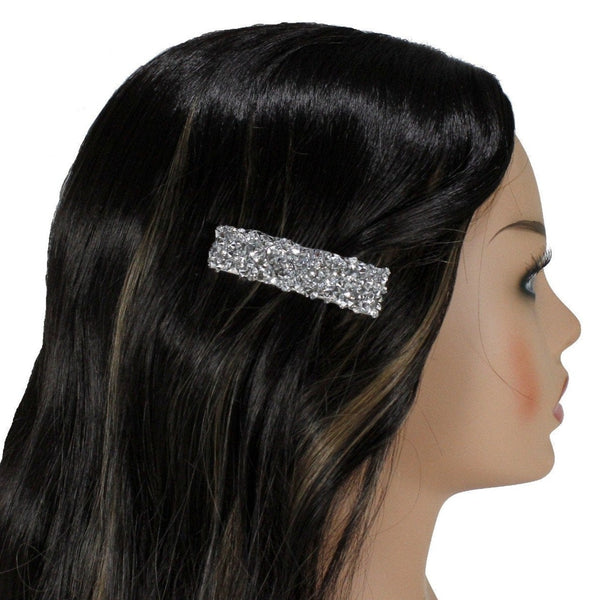 Rhinestone wide alligator hair clip for woman and girls