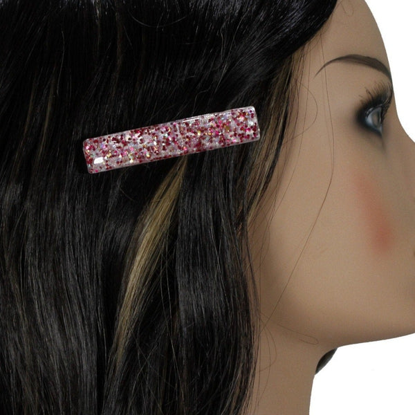 Confetti alligator hair clip