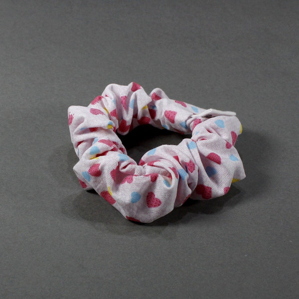 Hair tie with hearts for girl's hair