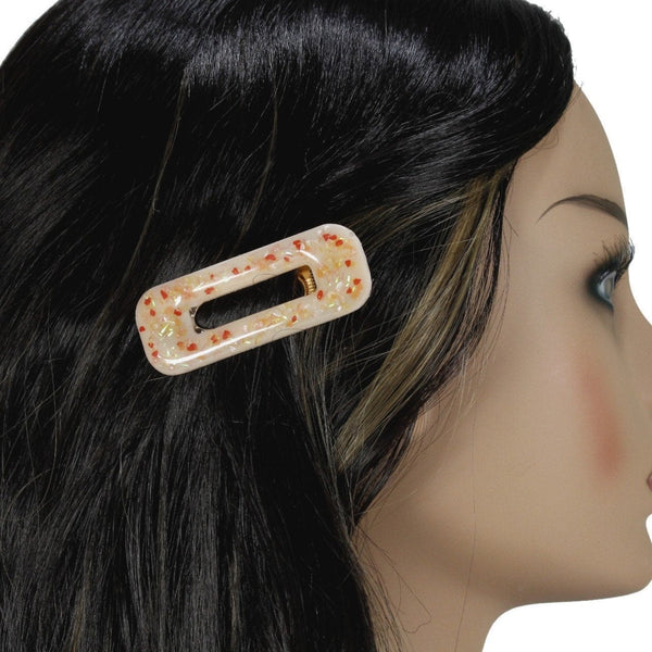 confetti sprinkles hair clip for woman or girl