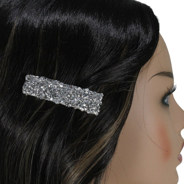 Rhinestone wide alligator hair clip for woman and girls