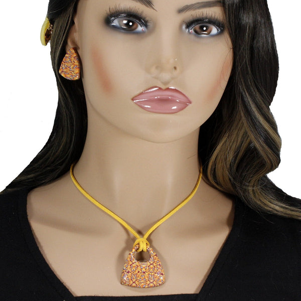 Earrings and the pendant jewelry set for women
