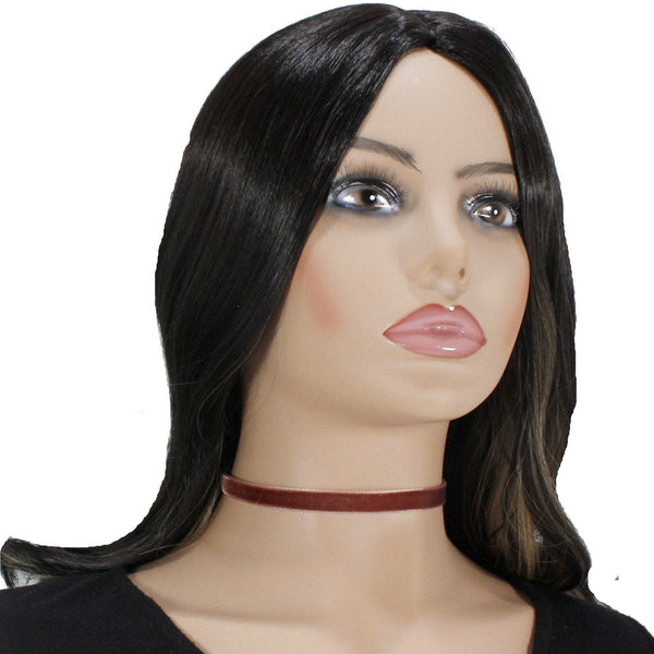 Simple and stylish brown choker necklace for woman