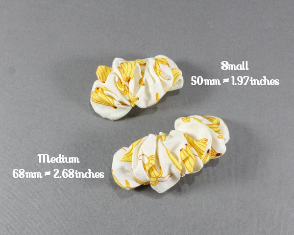 Cute and playful fruits barrette- scrunchie