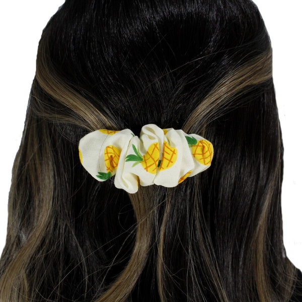 Cute and playful fruits barrette- scrunchie