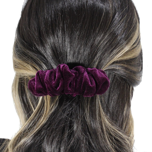 Soft velvet scrunchies hair clip