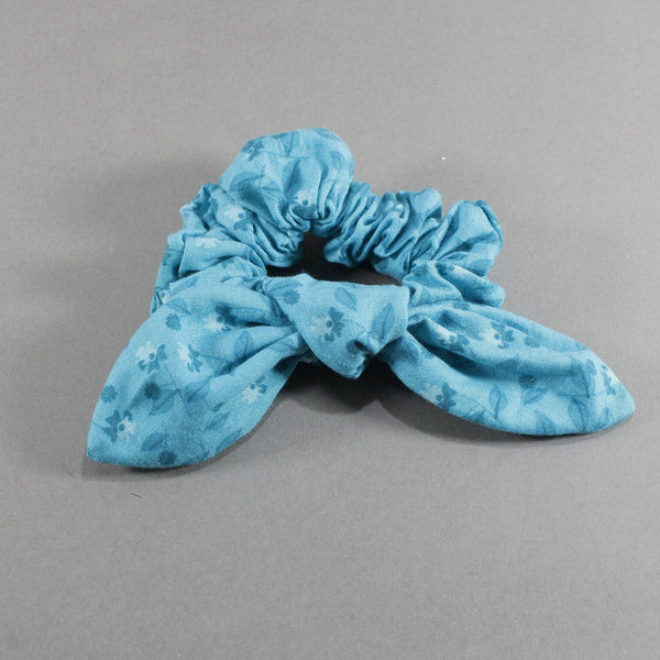 Playful blue and pink ears srunchies