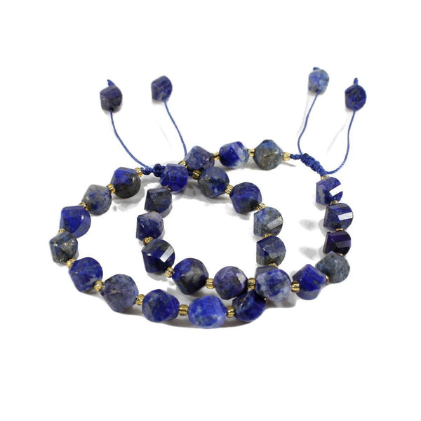 two Lapis lazuli bracelet