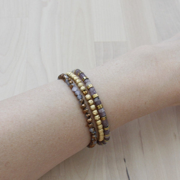 Beaded bracelet set for women