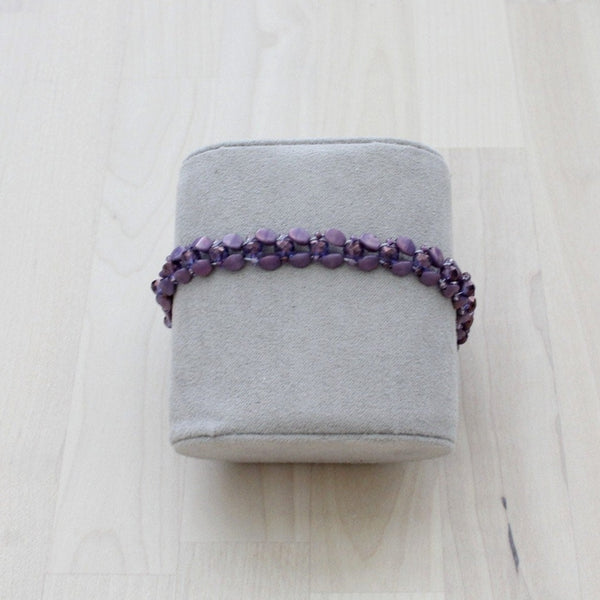 Purple sleek and elegant bracelet for women