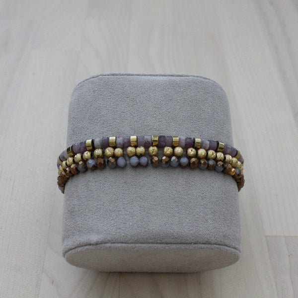 Beaded bracelet set for women