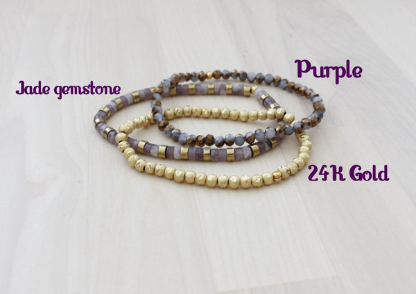 Beaded bracelet set for women