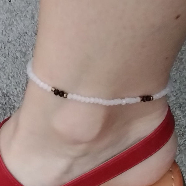 Beaded anklet