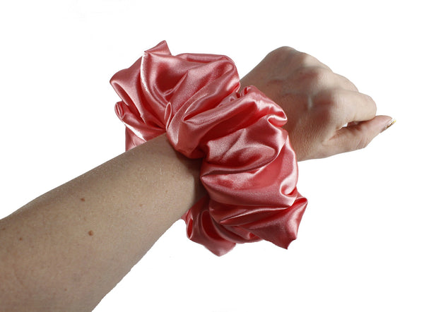 pink oversized scrunchie