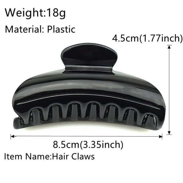 Large 8.5cm Hair Claw Clips for Women