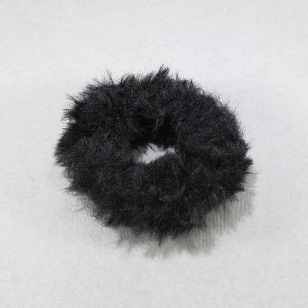Faux fur scrunchies for women and girls
