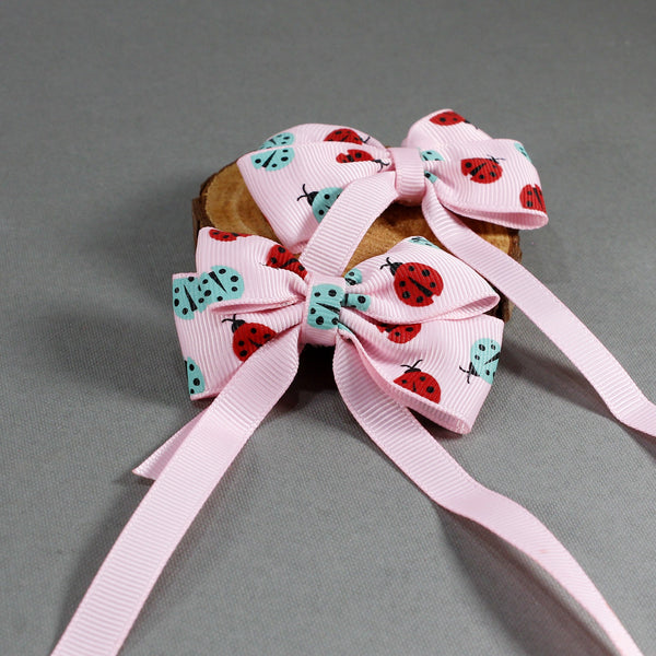 Set of two cute hair bows for girls