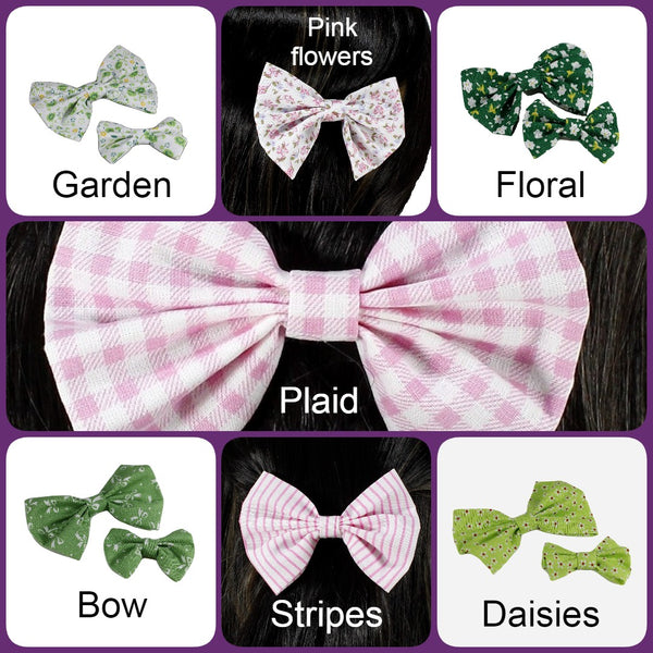 Playful hair bows