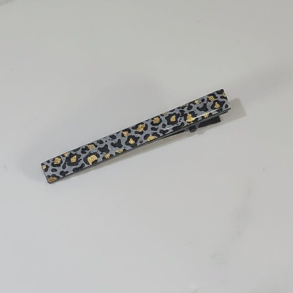 Animal Print Resin Alligator Hair Clips