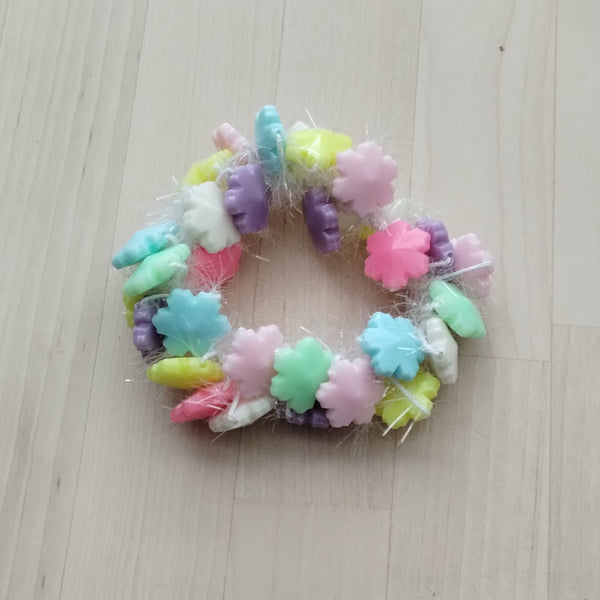 Cute winter snowflakes scrunchie for women and girls