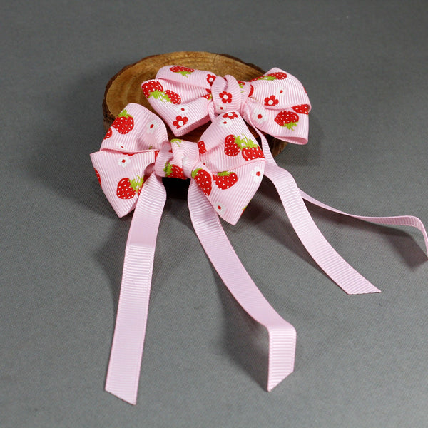 Set of two cute hair bows for girls