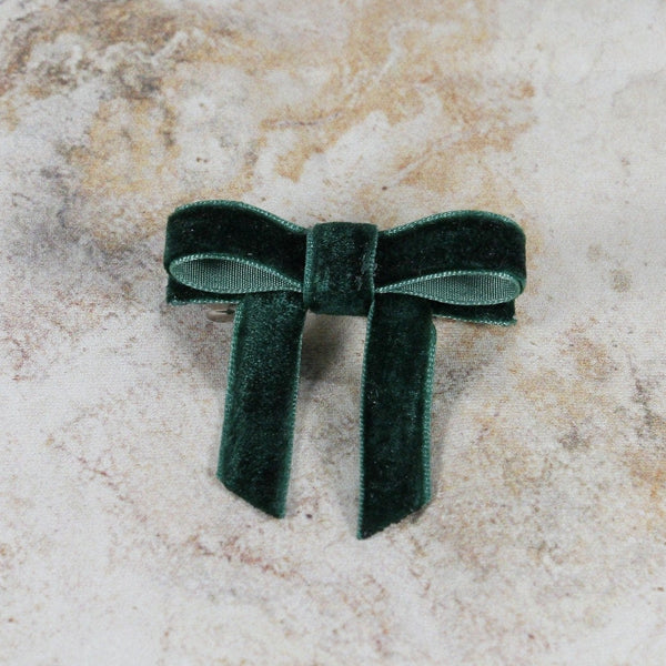 Velvet bow hair barrette clip for girl