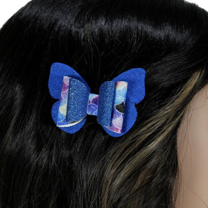 Cute butterfly bow hair clip for little girl