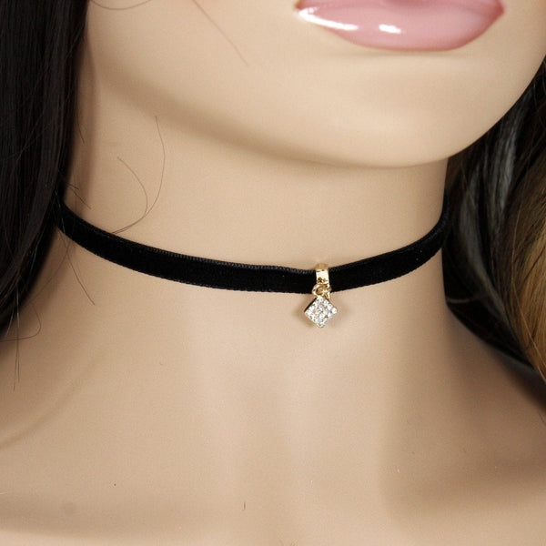 black choker necklace