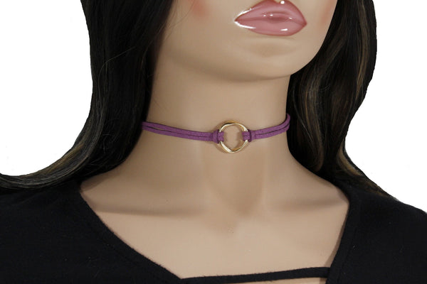 O-ring choker necklace for woman