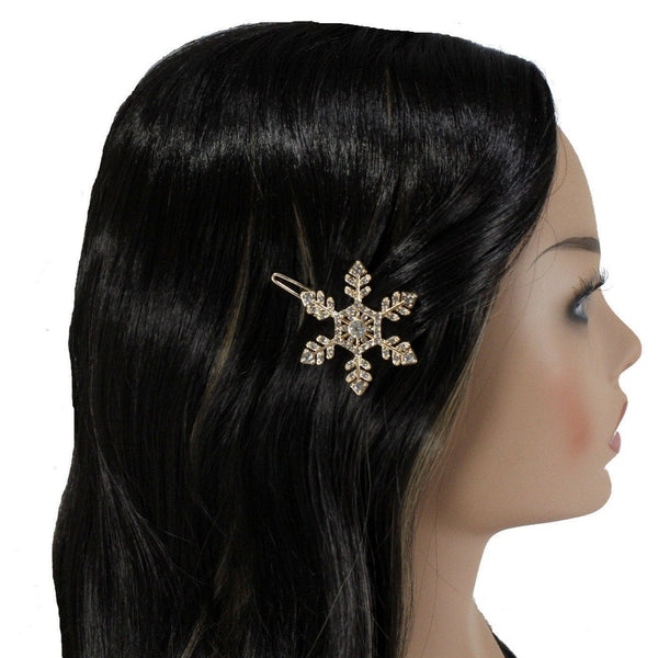 Snowflake hair clip for women and girls