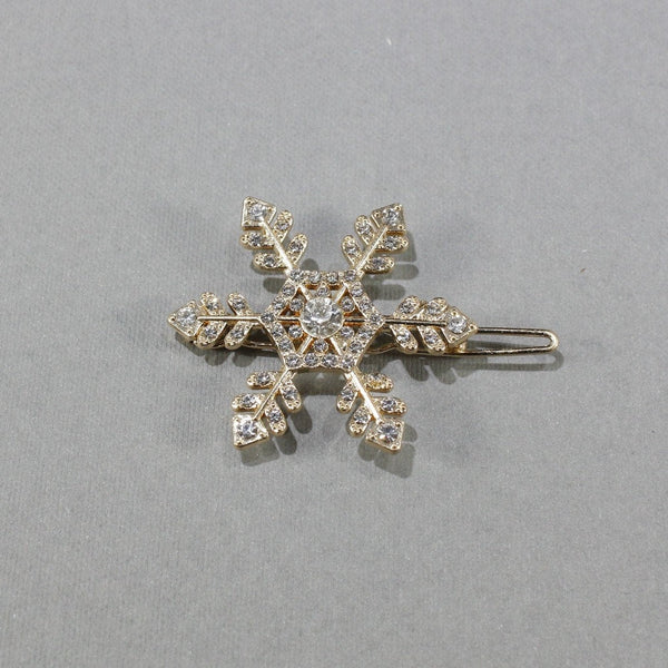 Snowflake hair clip for women and girls