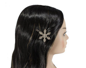 Snowflake hair clip for women and girls