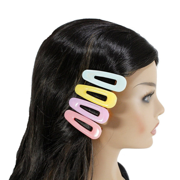 Pastel colors hair clips